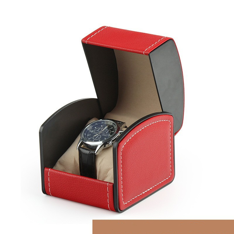 FORTE Hot sell PU leather watch box European watch mechanical storage box clamshell watch bag Boxed wholesale