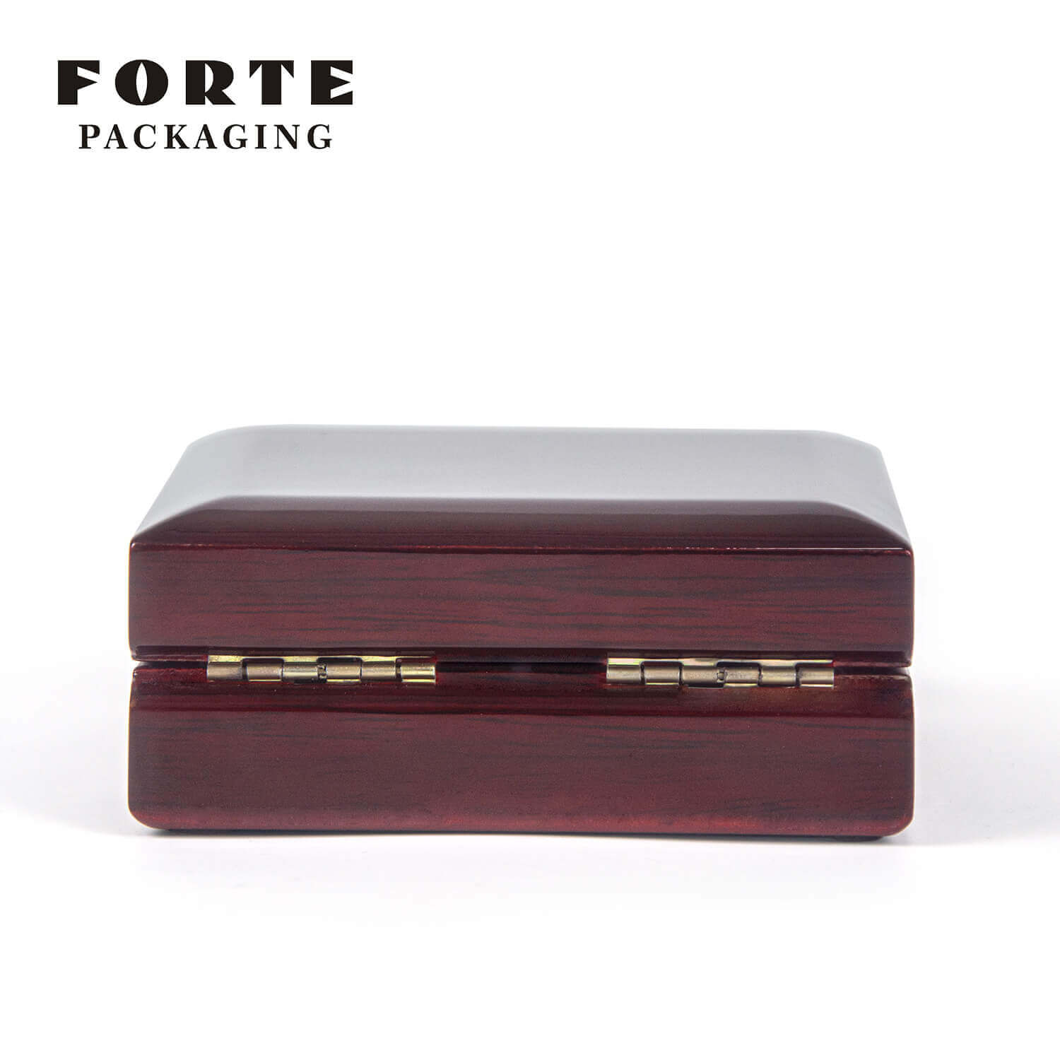 FORTE hot sell sample free inventory wooden jewelry packaging box LED pendant necklace box with light 