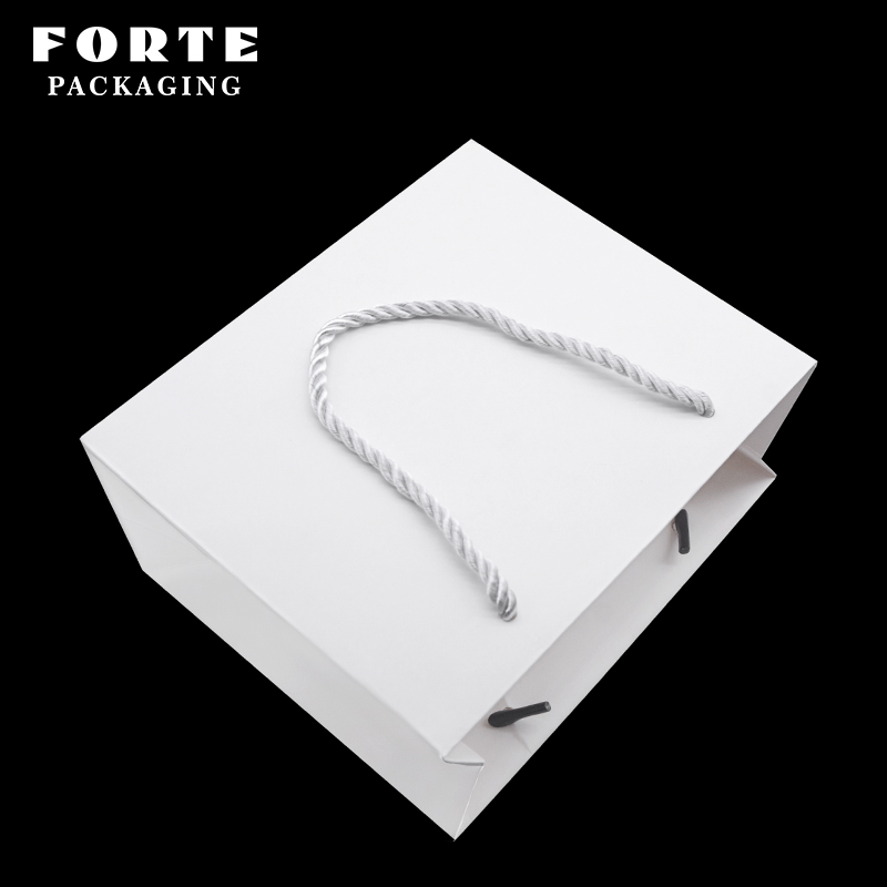FORTE White paper hadle bag Horizontal version gift Jewelry Bag