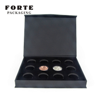 Multifunction Coin Box Tabard jewelry display rack travel gold coin Display black silver coin Clamshell box